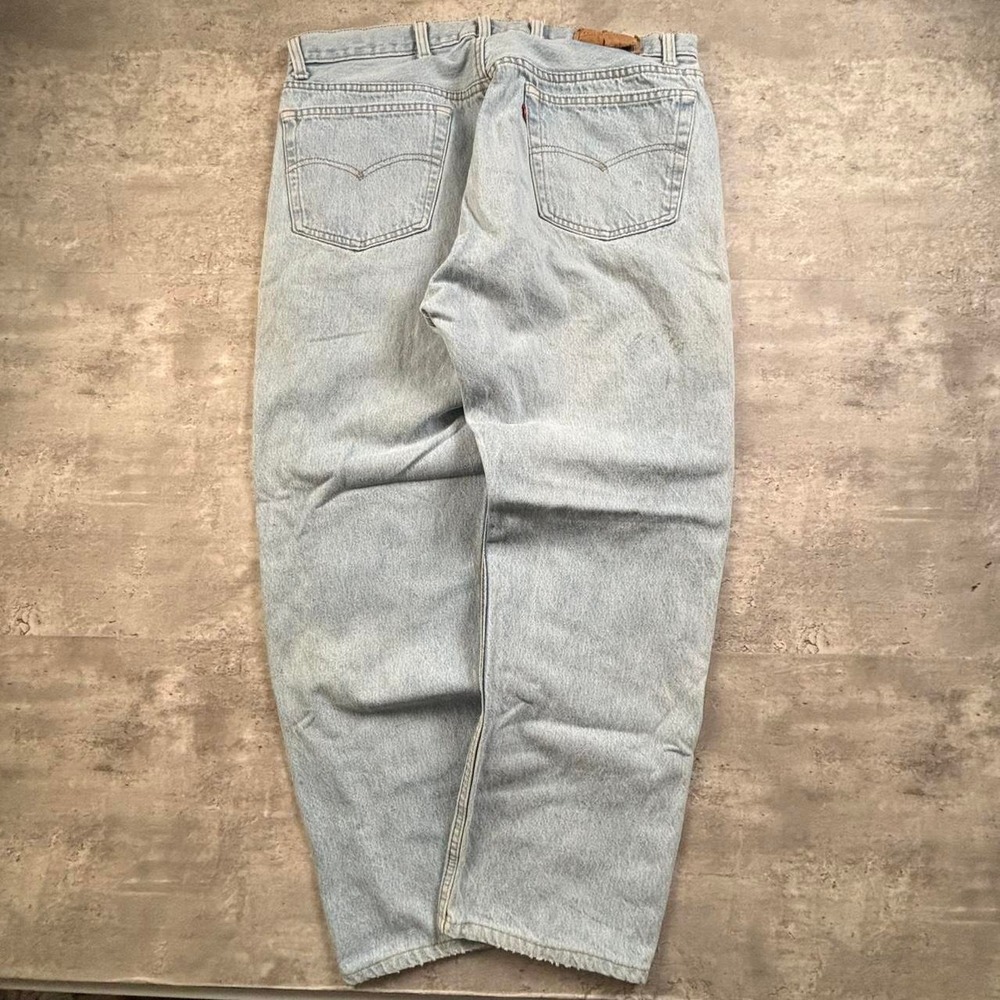 Levi's 501XX Jeans Mens 36x30 Light Wash Good Vintage 90s Button Fly USA
